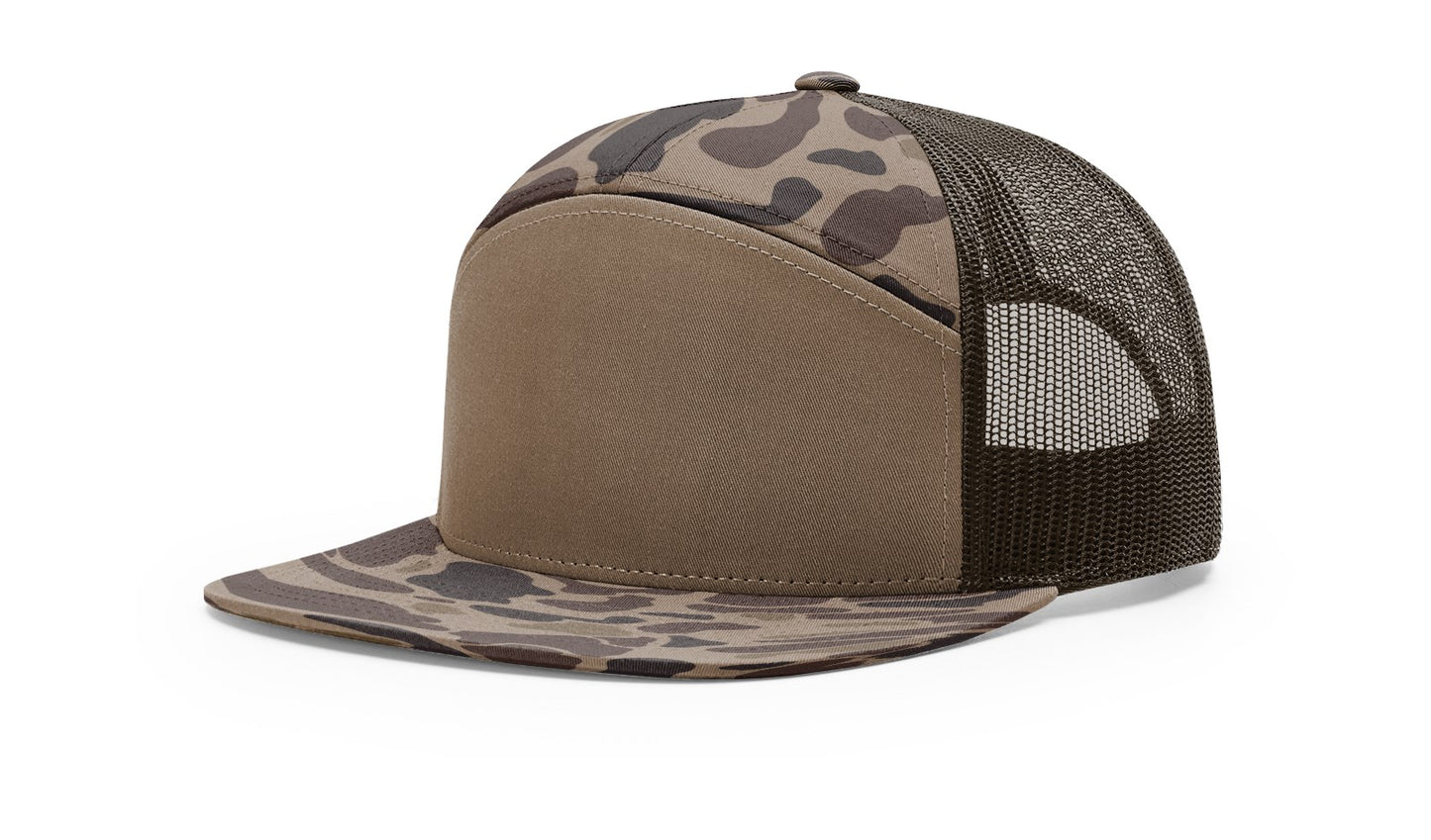 Richardson 168 (7-Panel) - Custom Patch Hat