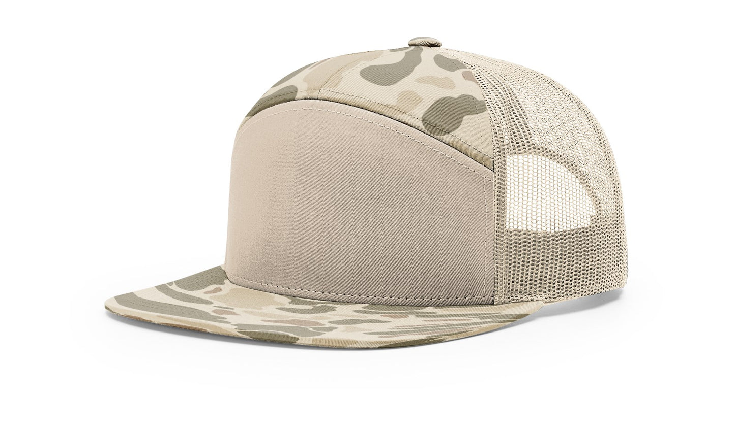 Richardson 168 (7-Panel) - Custom Patch Hat