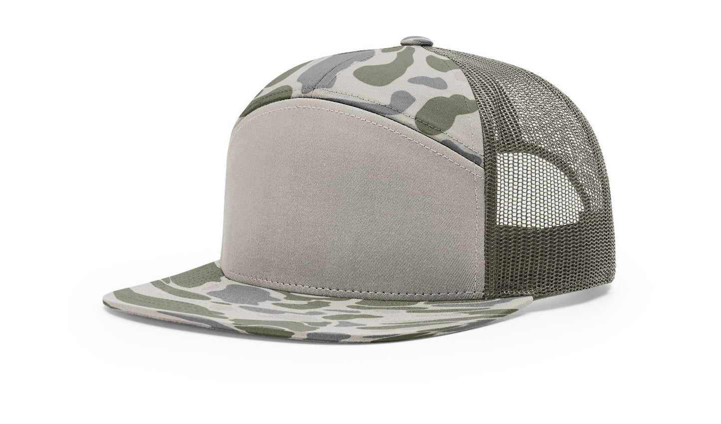Richardson 168 (7-Panel) - Custom Patch Hat